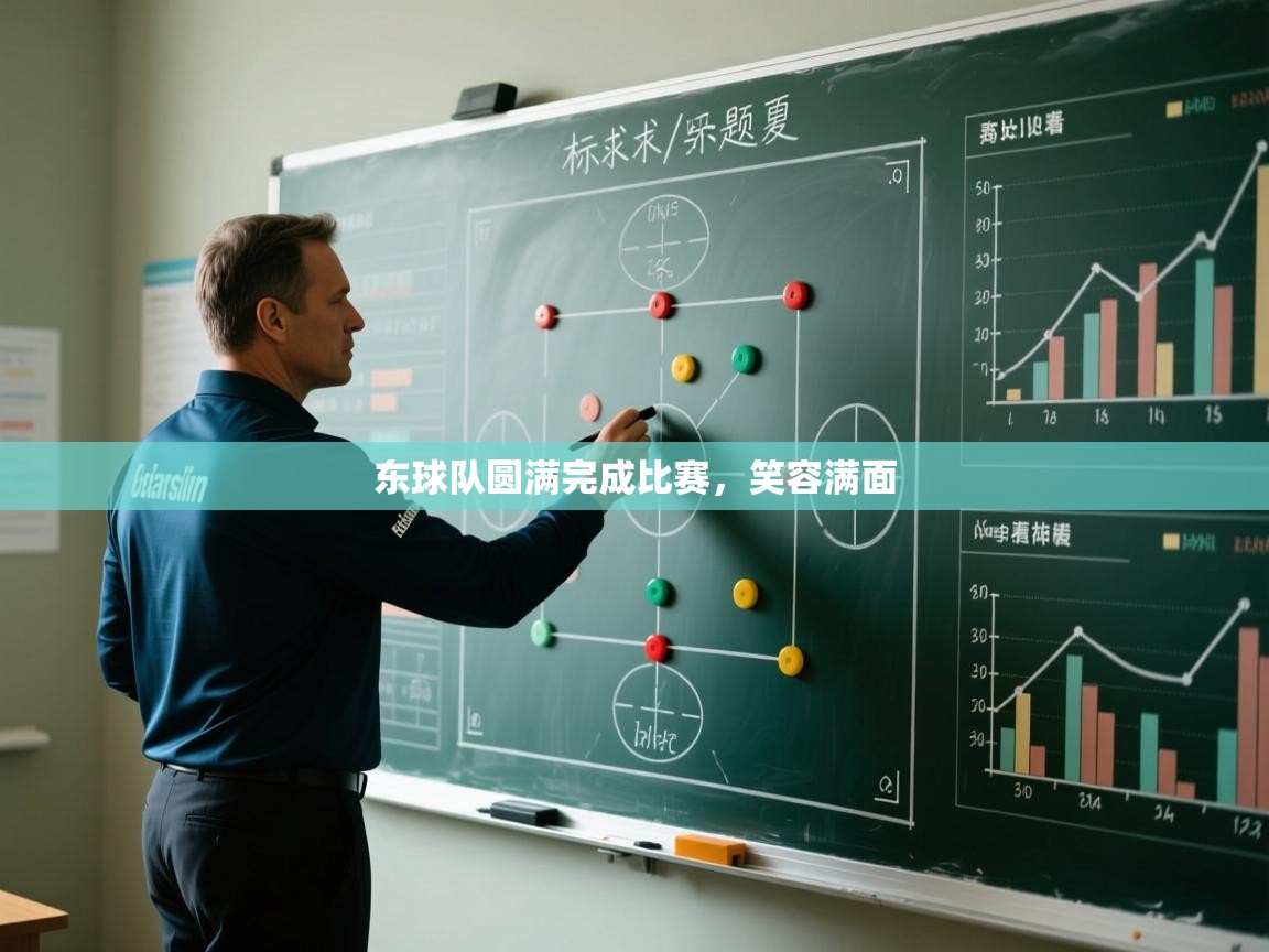 东球队圆满完成比赛，笑容满面  第1张